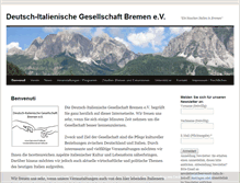 Tablet Screenshot of benvenuti-italia.de